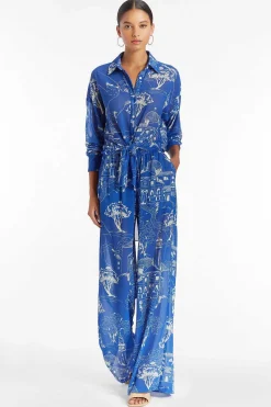 Bennett Top In Yorkshire Print