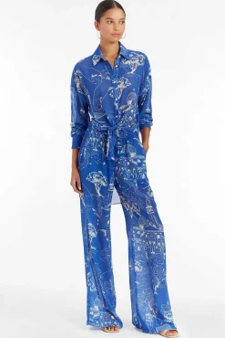 Bennett Top In Yorkshire Print