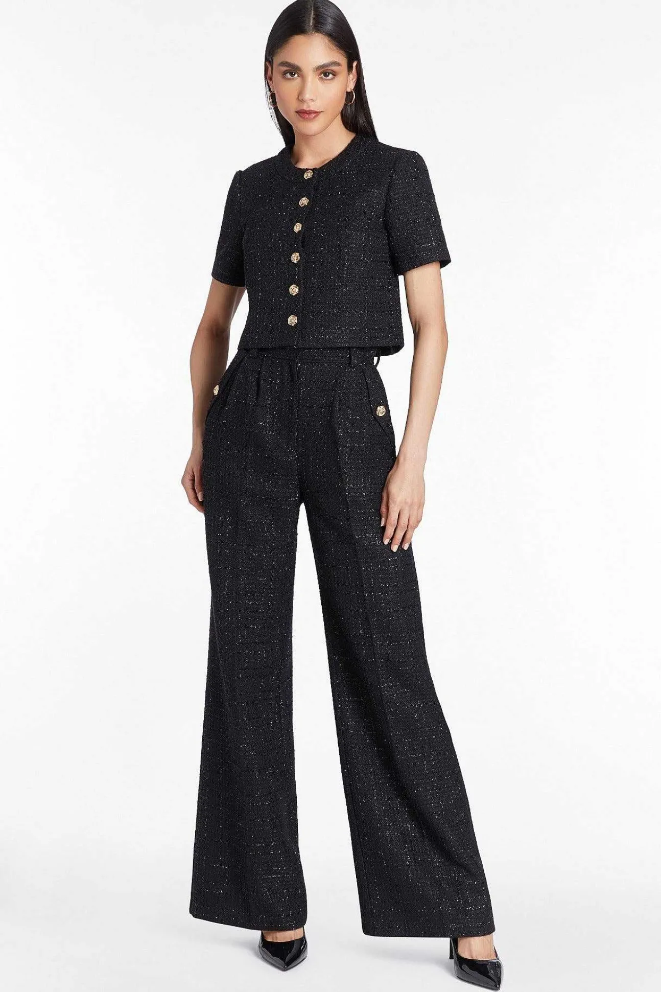 Braswell Top In Watkins Tweed