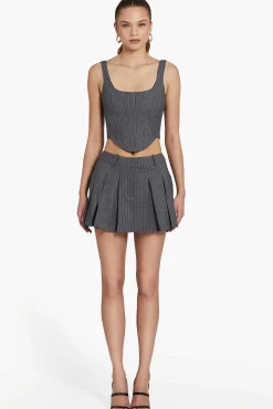 Braylon Skort In Pinstripe