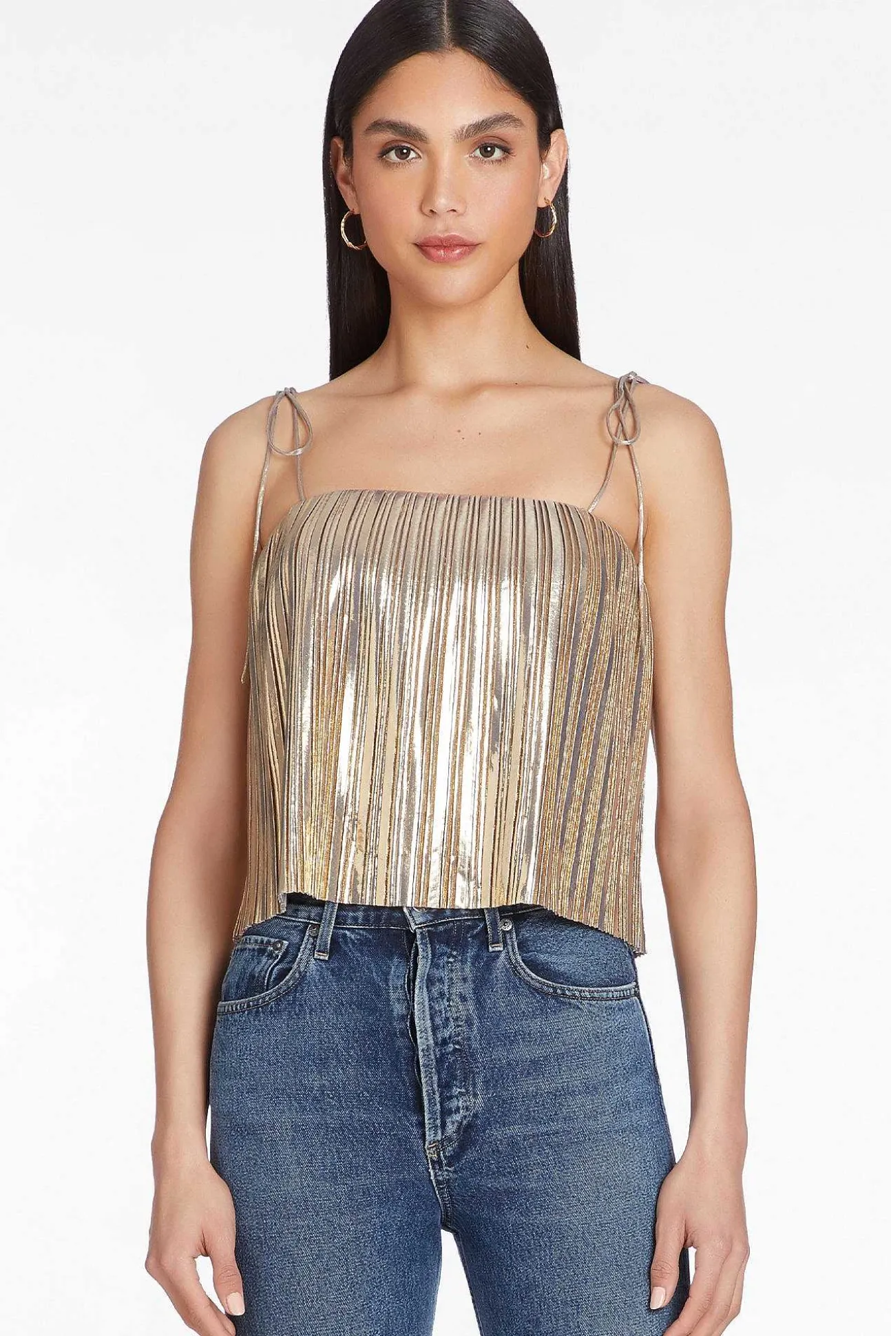 Collina Top In Pleats