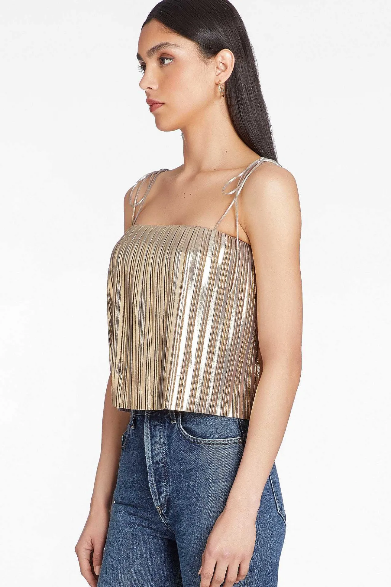 Collina Top In Pleats