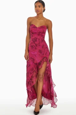 Eden Gown In Samira Rose Print