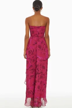 Eden Gown In Samira Rose Print