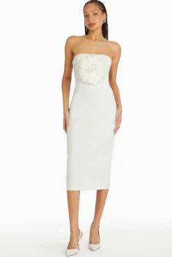Fae Rose Midi Dress