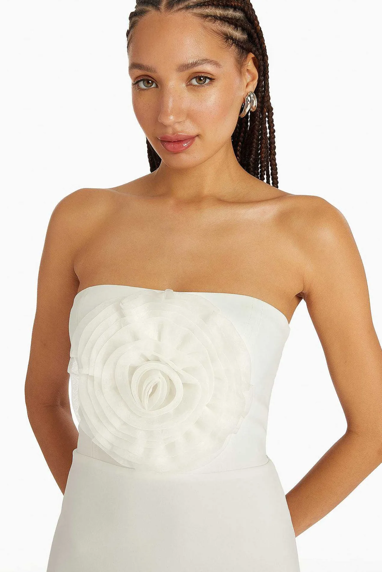Fae Rose Midi Dress