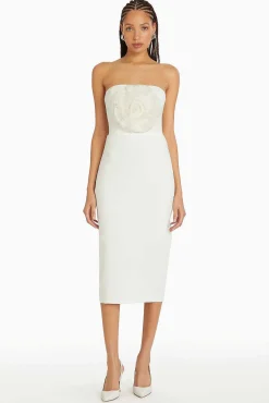 Fae Rose Midi Dress