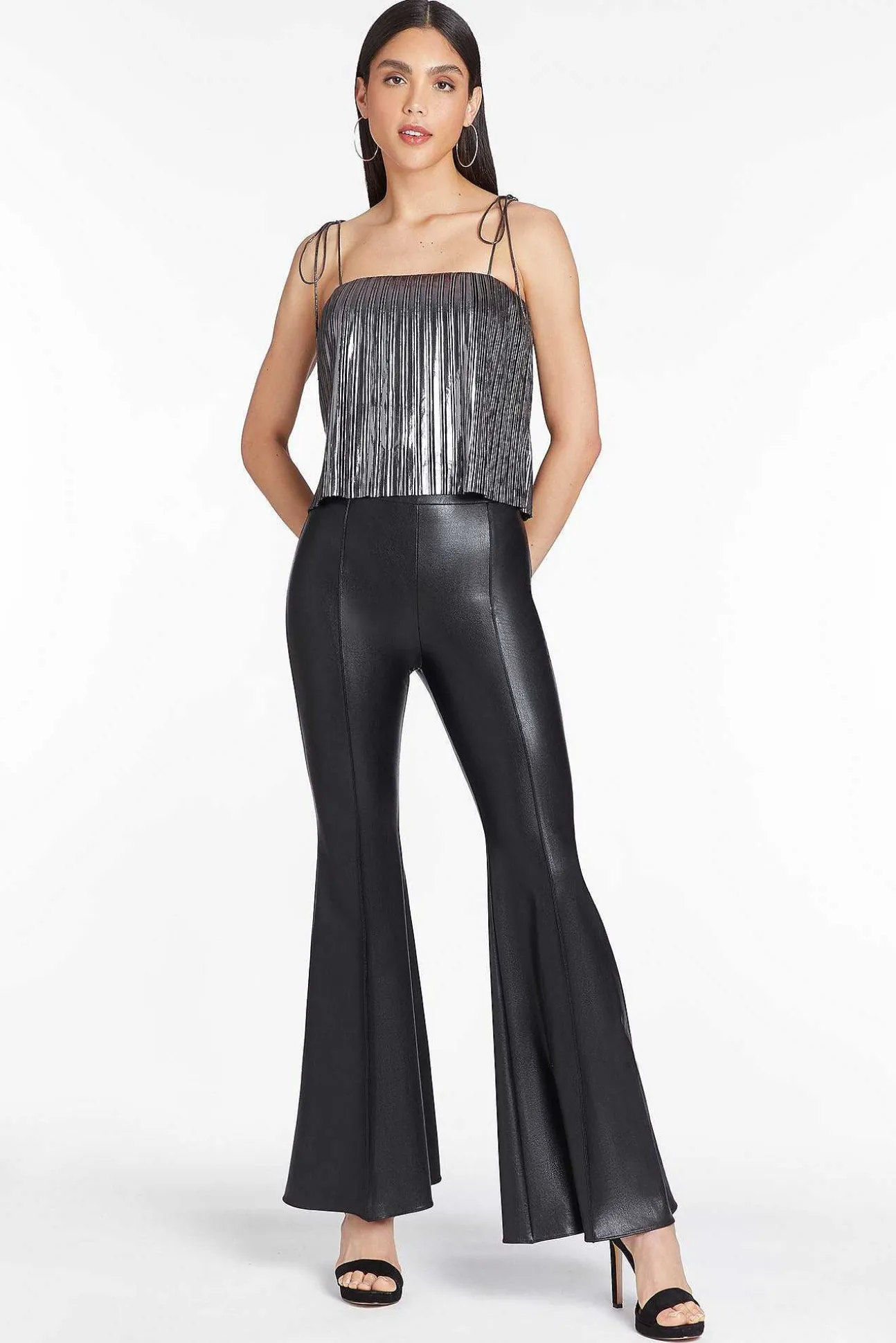 Hughes Pants In Faux Leather