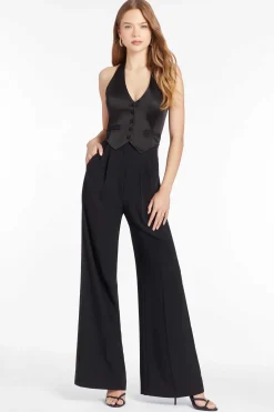 Isadore Jumpsuit With Satin