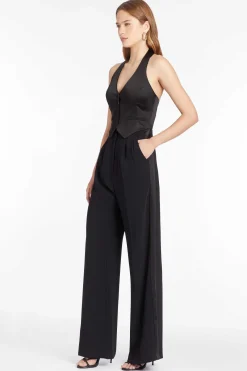 Isadore Jumpsuit With Satin