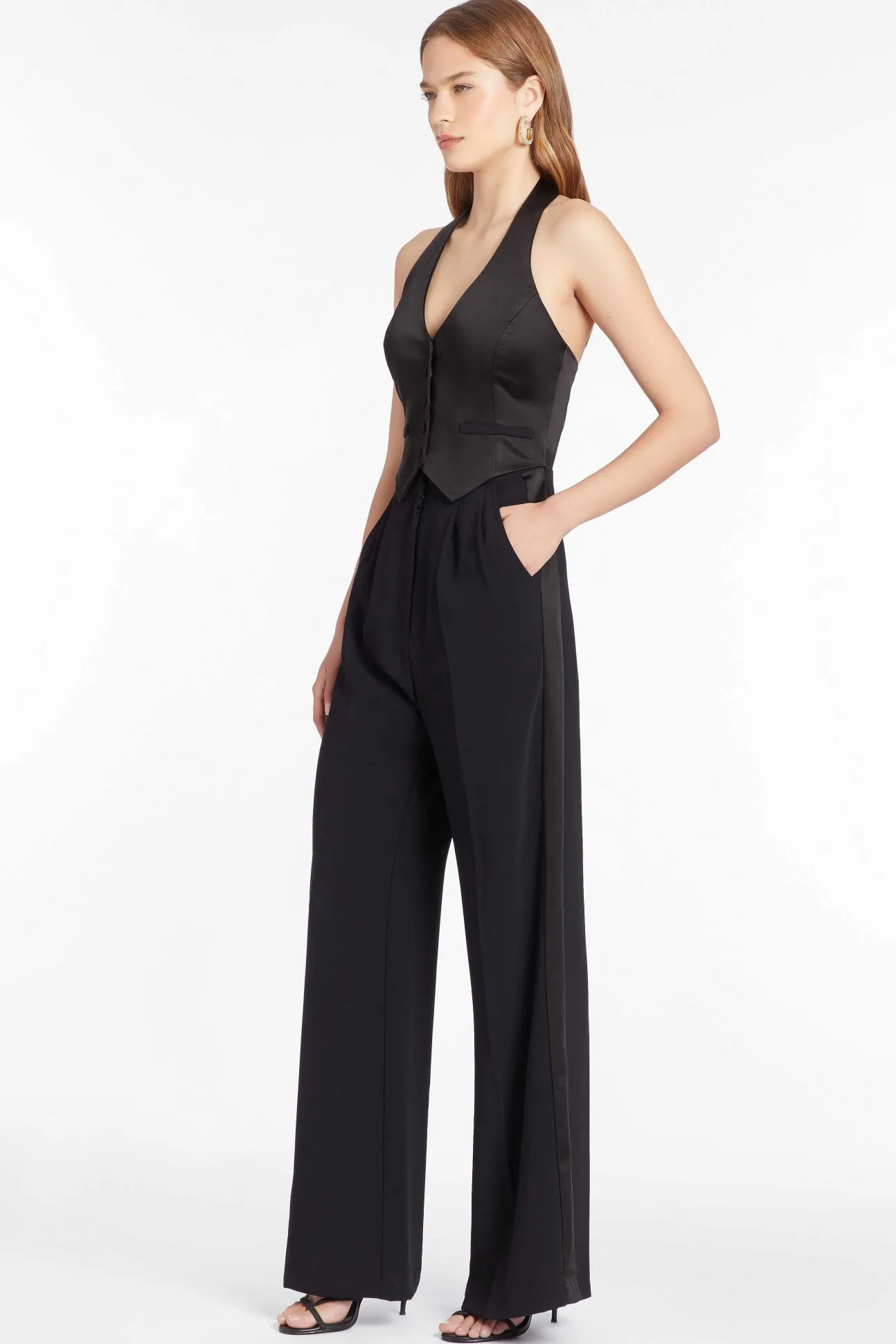 Isadore Jumpsuit With Satin