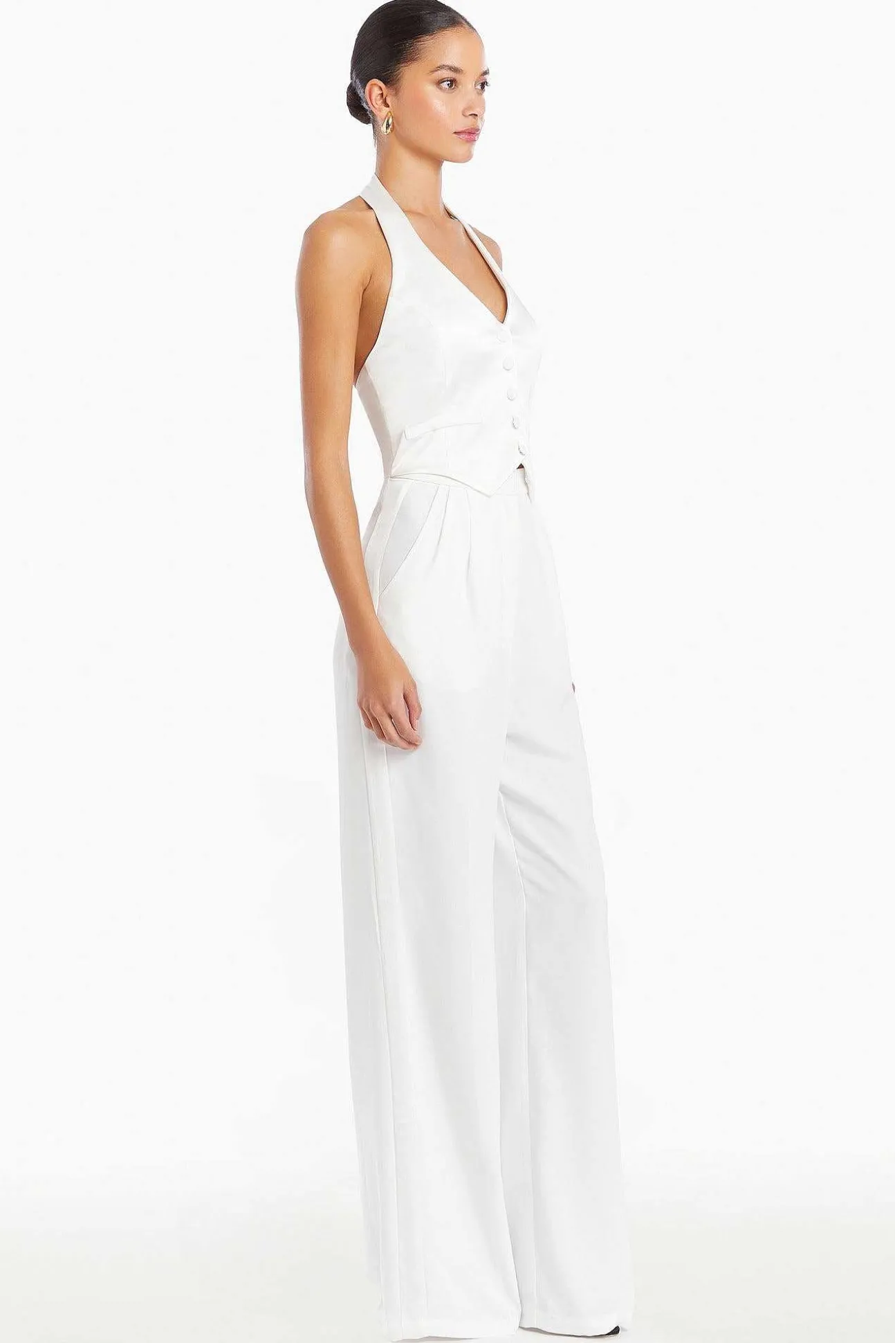 Isadore Jumpsuit With Satin