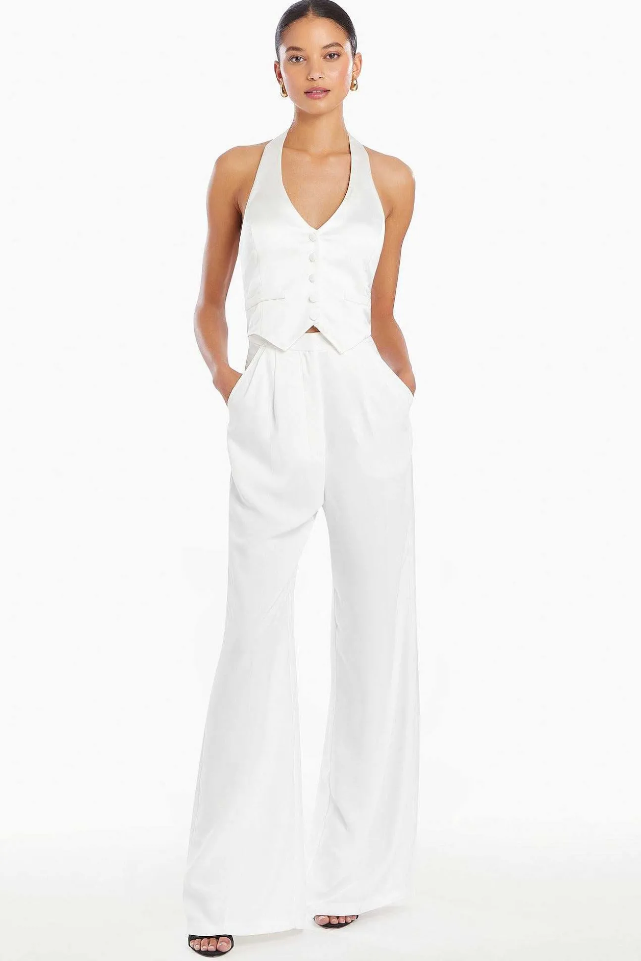 Isadore Jumpsuit With Satin
