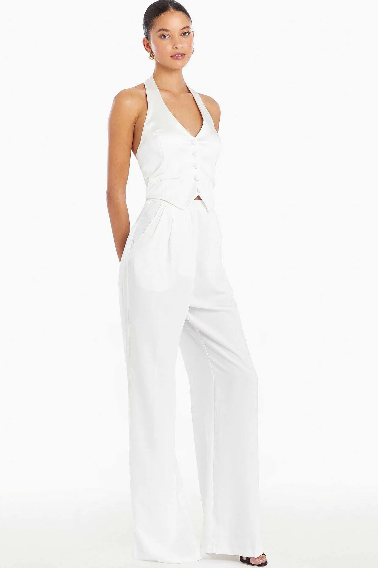 Isadore Jumpsuit With Satin
