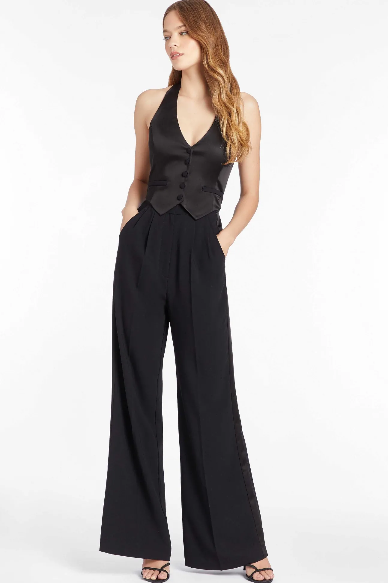Isadore Jumpsuit With Satin