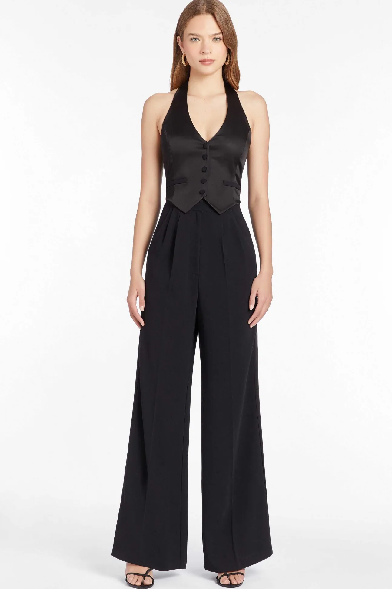 Isadore Jumpsuit With Satin