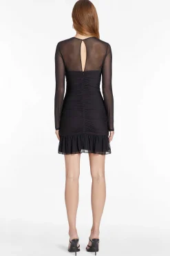 Long Sleeve Kiana Dress In Mesh