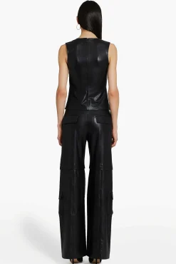 Lucas Pants In Faux Leather
