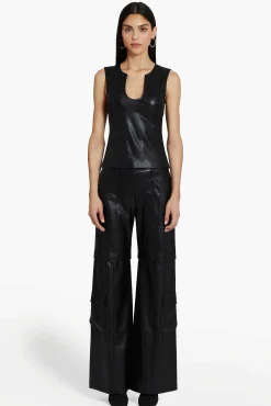 Lucas Pants In Faux Leather