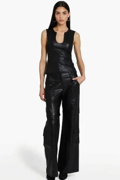 Lucas Pants In Faux Leather