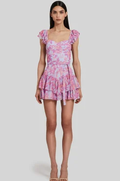 Mackey Romper In Midsummer Print