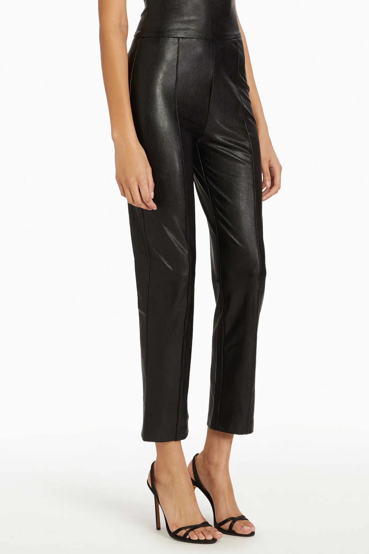 Romana Pants In Faux Leather