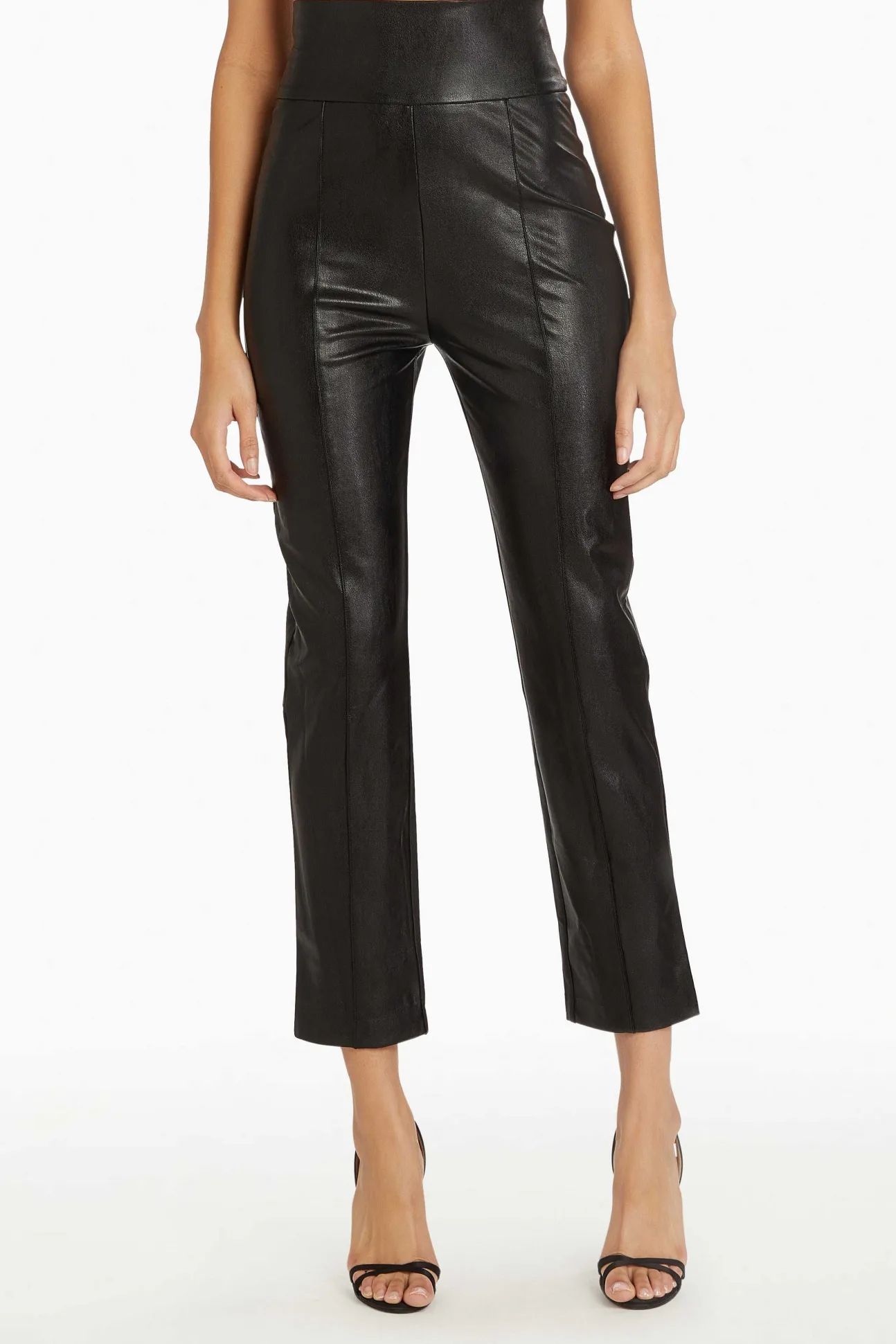 Romana Pants In Faux Leather