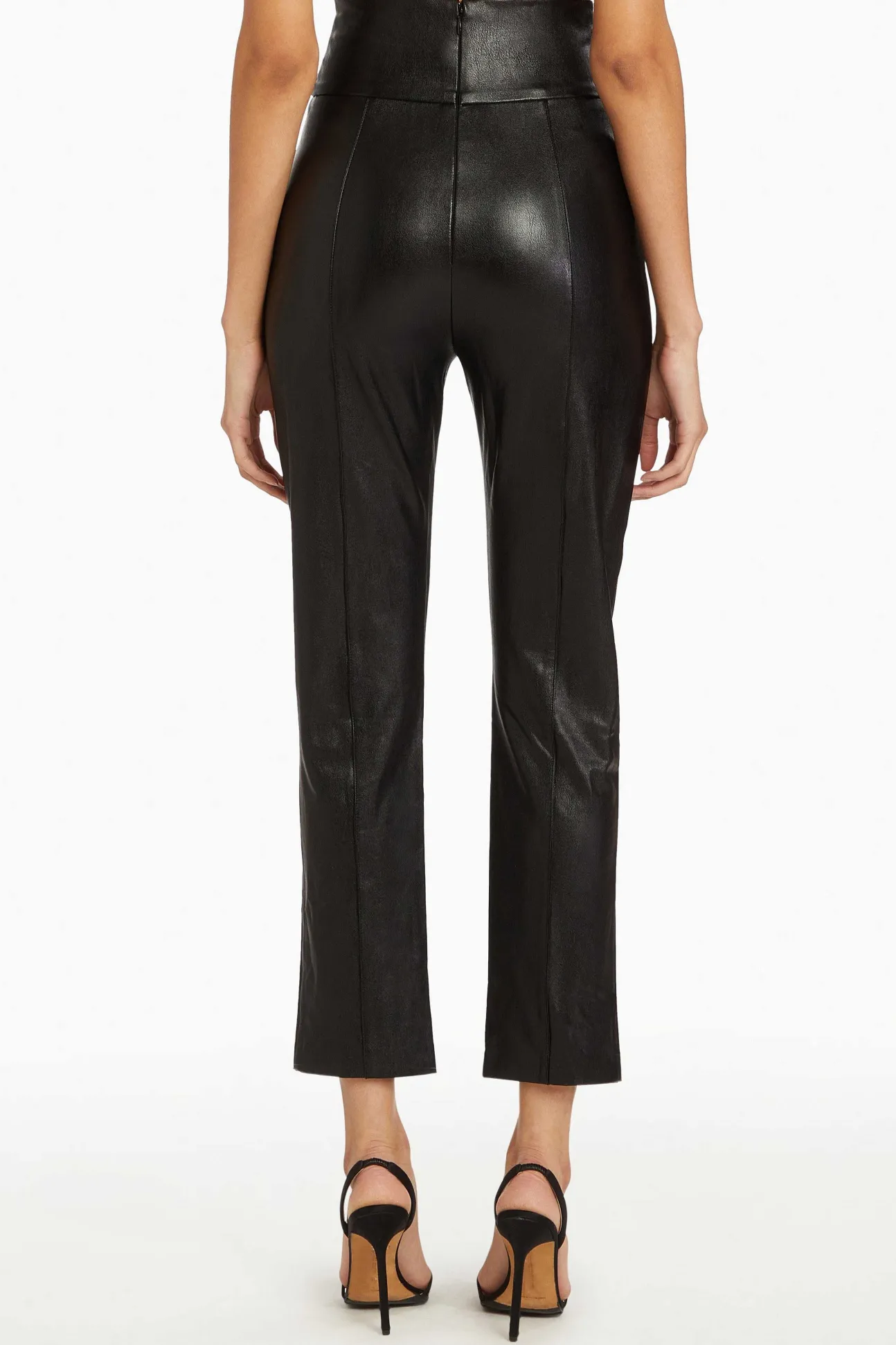 Romana Pants In Faux Leather
