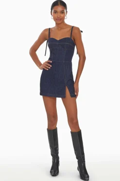 Taylor Denim Skort Romper