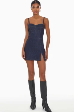 Taylor Denim Skort Romper
