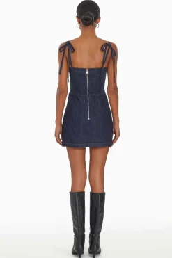 Taylor Denim Skort Romper